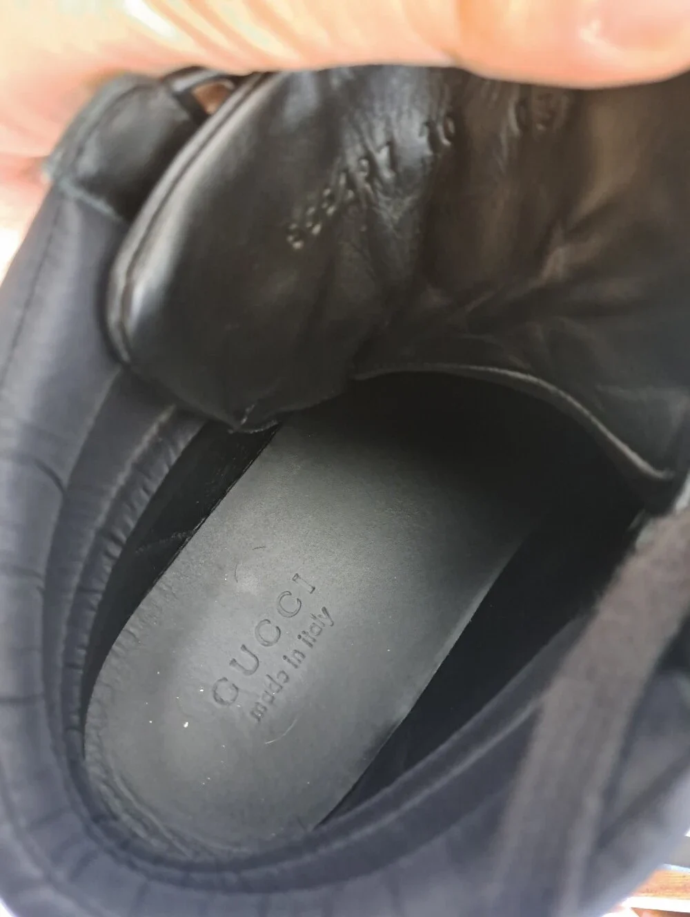 Gucci Ace High Top Sneakers (Authentic)